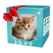 2025 New Robot Cat, My Realistic Robotic Cat, Robot Kitty That Acts Like A Real Pets, Ai Nicoo Cats for Adults - Walking, Meow, Tail Wagging (Brown)